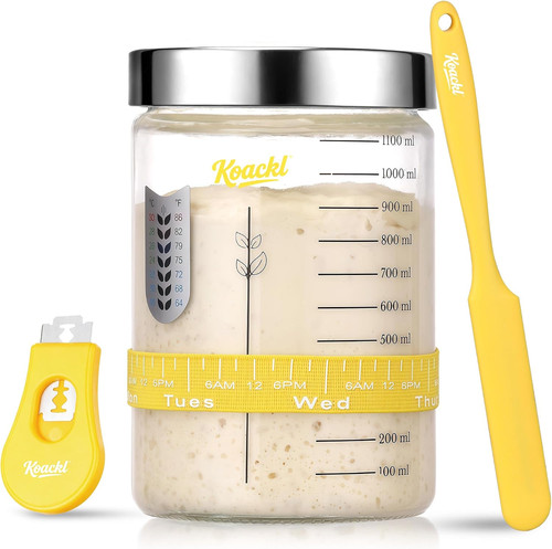 Sourdough starter jar 40oz - jar,,