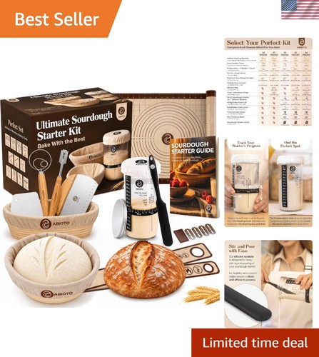 Sourdough starter kit with - kit,