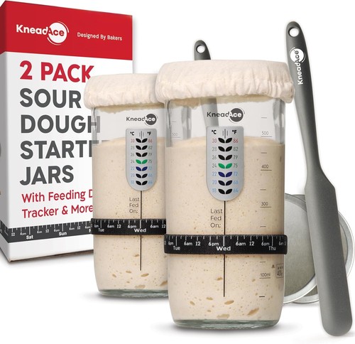 Pack sourdough starter jar - starter,